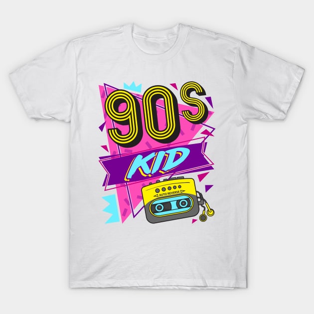 90s Shirt - 90s Kid T-Shirt by redbarron